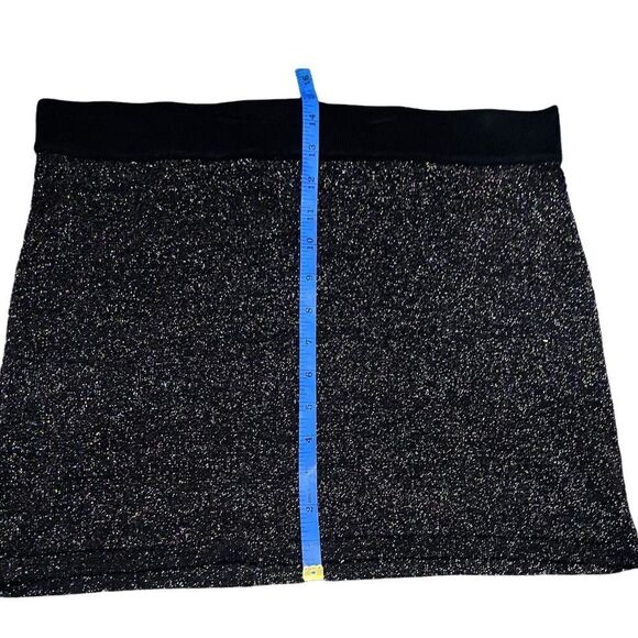 FOREVER 21 KNIT SPARKLY BODYCON MICRO MINI SKIRT M - Picture 7 of 8